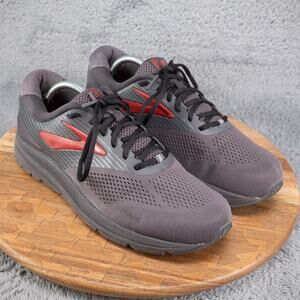 Brooks Shoes Mens 12 D Addiction 14 Athletic Running Sneakers 1103171D066 Gray